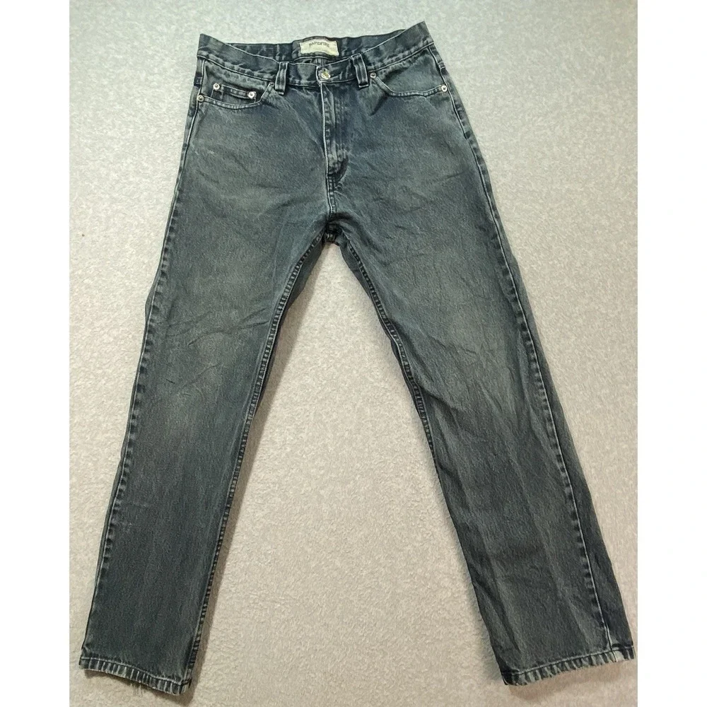 Rapidfire London Regular‎ Fit Straight Leg Casual Jeans Men's 32x31 Denim